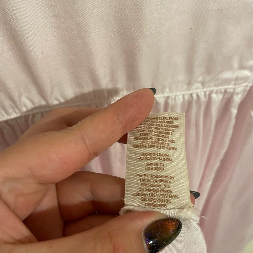 Free People Rowan Tunic Dress in Soft Pink in Size Medium - Picture 8 of 10